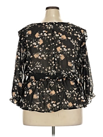 Unique Spectrum 3/4 Sleeve Blouse (view 2)