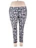 RBX Floral Blue Active Pants Size 2X - photo 1