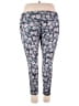RBX Floral Blue Active Pants Size 2X - photo 2