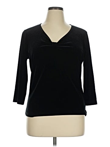 AK Anne Klein 3/4 Sleeve Top (view 1)