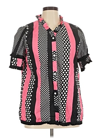 Unbranded Short Sleeve Blouse (view 1)