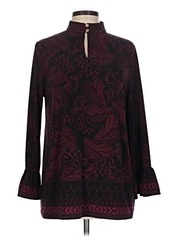 Anne Klein Long Sleeve Blouse (view 1)