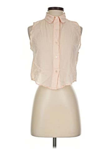 American Apparel Sleeveless Button-Down Shirt (view 1)