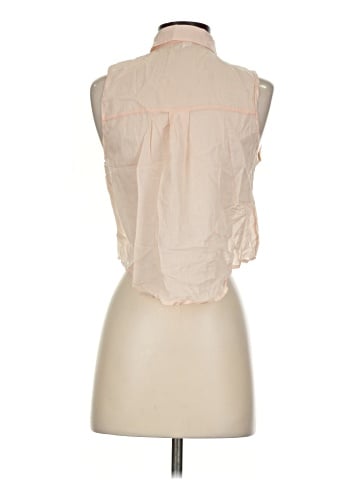 American Apparel Sleeveless Button-Down Shirt (view 2)