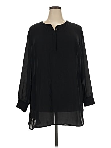 Lane Bryant Long Sleeve Blouse (view 1)