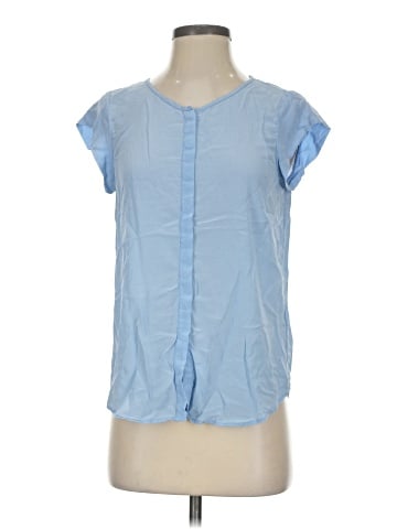 Joie Short Sleeve Silk Top (view 1)