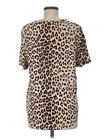 Equipment Short Sleeve Silk Top (view 2)