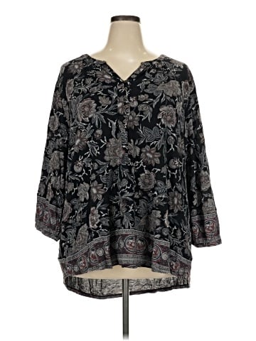Lucky Brand 3/4 Sleeve Blouse (view 1)