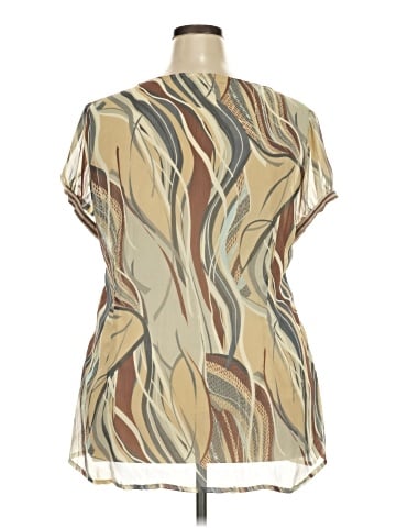 Unique Spectrum Short Sleeve Blouse (view 2)