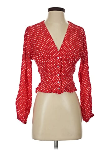 Free People 3/4 Sleeve Blouse (view 1)