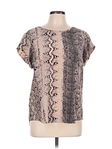 Joie Short Sleeve Silk Top (view 1)