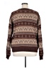 Unbranded 100% Polyester Print Brown Pullover Sweater Size XL - photo 2