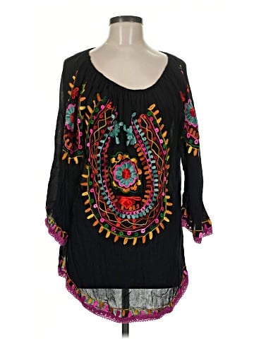 Cute Options 3/4 Sleeve Blouse (view 1)