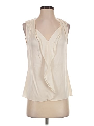 Elie Tahari Sleeveless Silk Top (view 1)