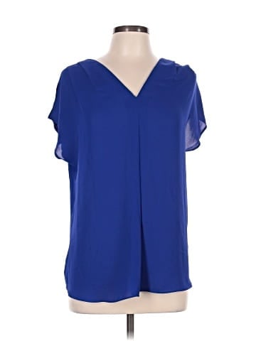 INC International Concepts Short Sleeve Blouse (view 1)
