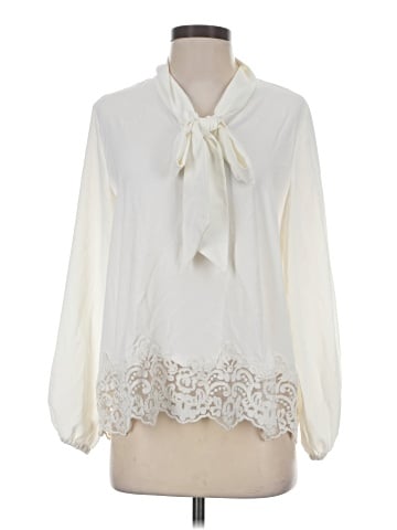 Adrianna Papell Long Sleeve Blouse (view 1)