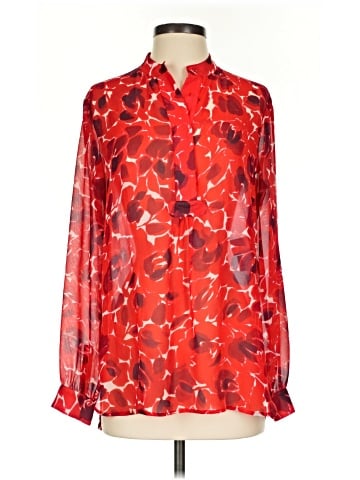 Anne Klein Long Sleeve Blouse (view 1)