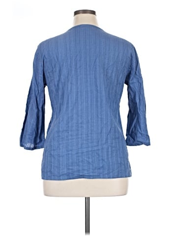 Laura Scott 3/4 Sleeve Button-Down Shirt (view 2)