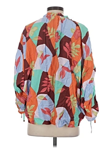 Easel 3/4 Sleeve Blouse (view 2)