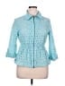 Ruby Rd. 100% Cotton Teal Jacket Size 16 - photo 1