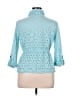 Ruby Rd. 100% Cotton Teal Jacket Size 16 - photo 2