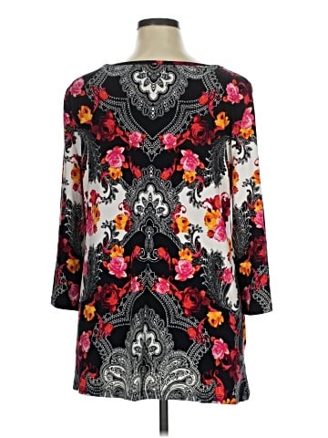 JM Collection 3/4 Sleeve Blouse (view 2)