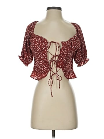 Kittenish Short Sleeve Blouse (view 1)