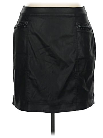 White House Black Market Faux Leather Skirt (view 1)