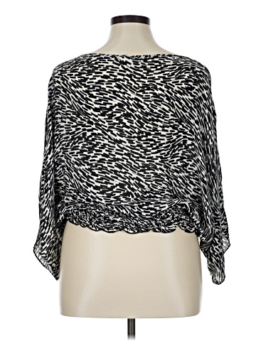 MICHAEL Michael Kors 3/4 Sleeve Silk Top (view 2)