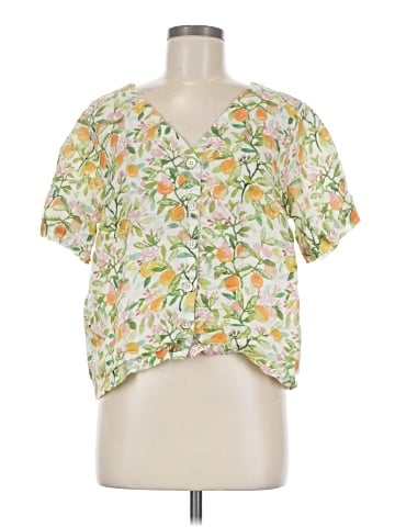 Garnet Hill Short Sleeve Blouse (view 1)