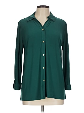 Anne Klein Long Sleeve Blouse (view 1)