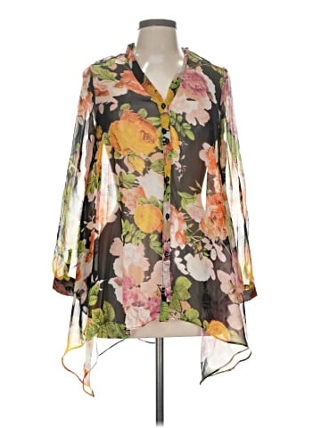 Karlie 3/4 Sleeve Blouse (view 1)