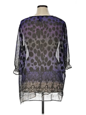 Maggie Barnes 3/4 Sleeve Blouse (view 2)