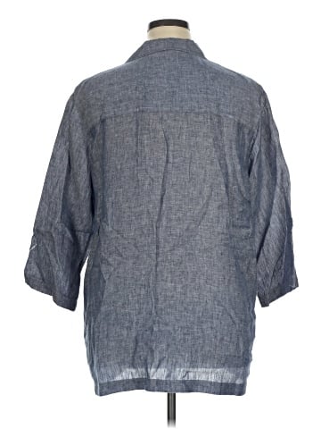 ANTIBES BLANC 3/4 Sleeve Button-Down Shirt (view 2)