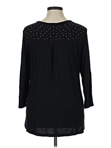 Unbranded 3/4 Sleeve T-Shirt (view 2)