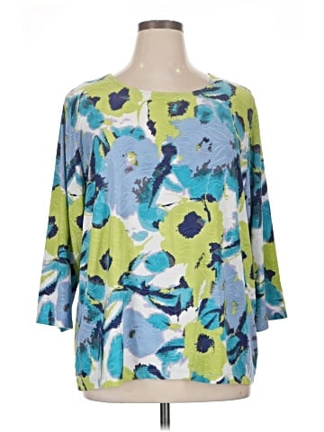 JM Collection 3/4 Sleeve T-Shirt (view 1)