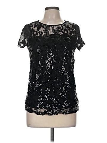 INC International Concepts Short Sleeve Blouse (view 1)