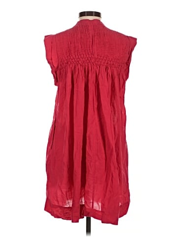 Madewell Embroidered Pleated Mini Dress (view 2)