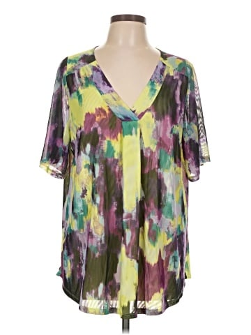Lane Bryant Short Sleeve Blouse (view 1)