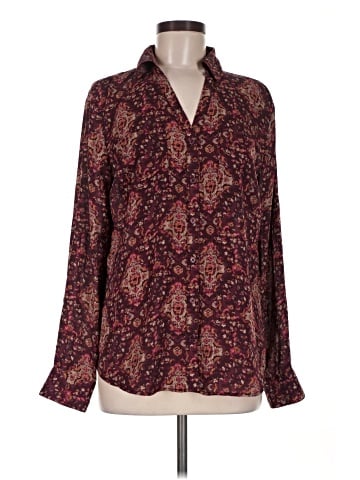 Maurices Long Sleeve Blouse (view 1)