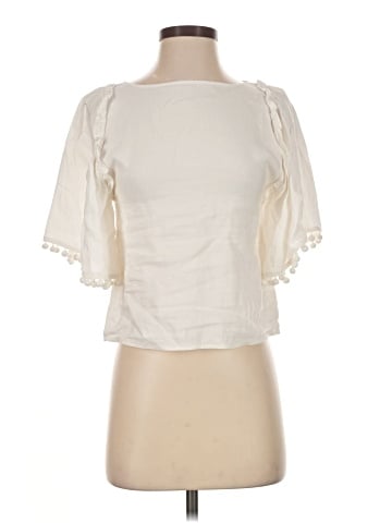 Club Monaco Short Sleeve Blouse (view 1)