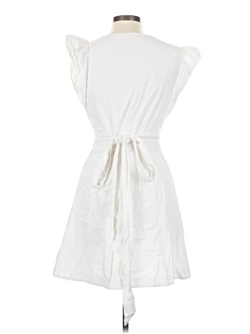 Madewell Ruffle-Sleeve Wrap Mini Dress (view 2)