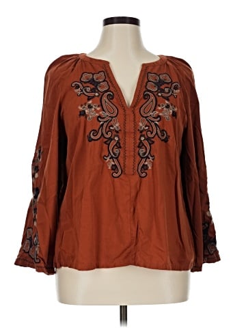 Banana Republic Factory Store 3/4 Sleeve Blouse (view 1)