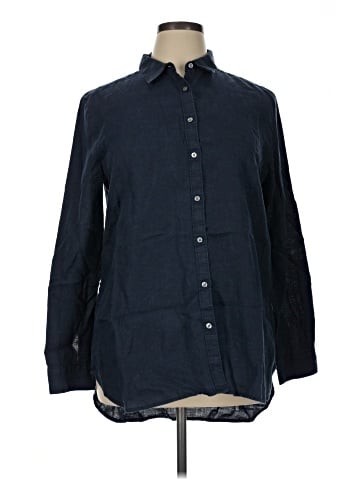 Ann Taylor Long Sleeve Button-Down Shirt (view 1)