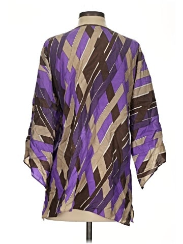 MICHAEL Michael Kors 3/4 Sleeve Silk Top (view 2)
