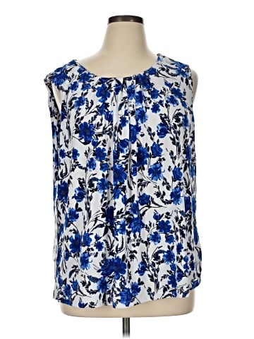 Calvin Klein Sleeveless Blouse (view 1)