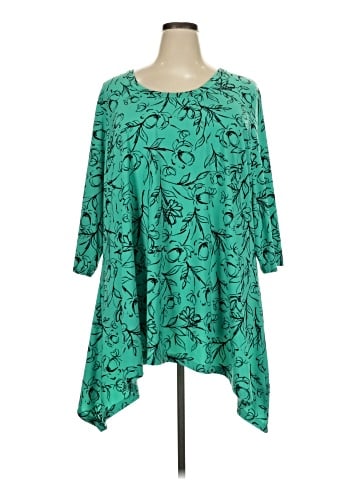 Woman Within 3/4 Sleeve Blouse (view 1)