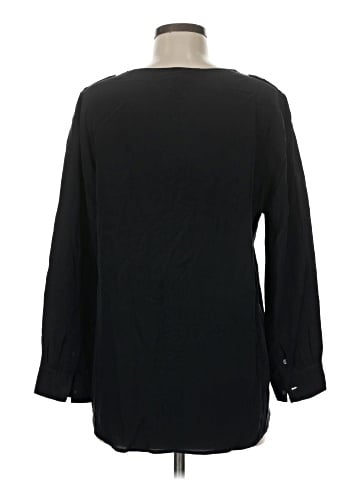 Joie Long Sleeve Silk Top (view 2)