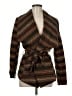 JACK Chevron-herringbone Brown Coat Size M - photo 1