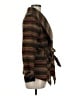 JACK Chevron-herringbone Brown Coat Size M - photo 4